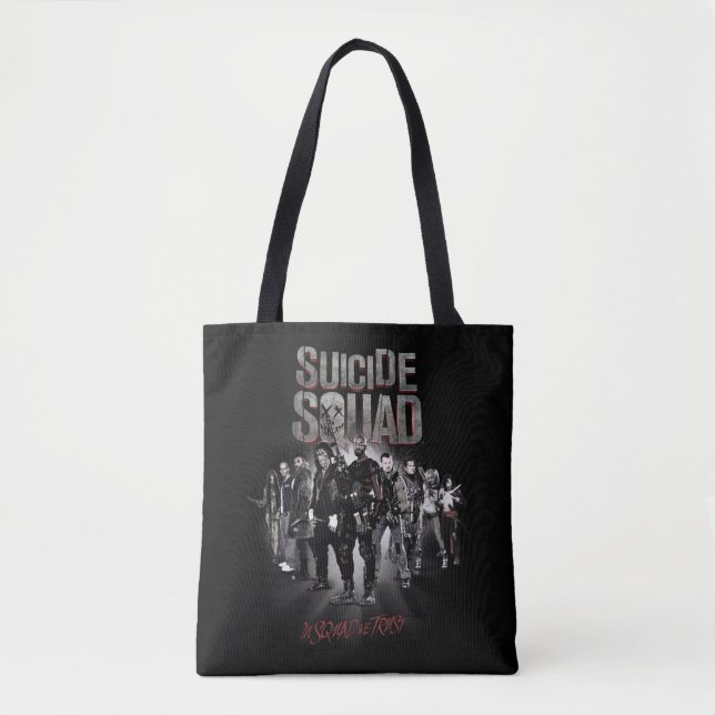 Tote Bag Équipe de suicide |Task Force X Lineup (Devant)