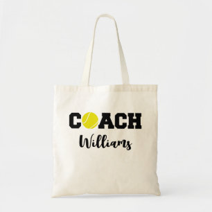 Tote Bag Équipe d'entraîneurs de tennis personnalisée