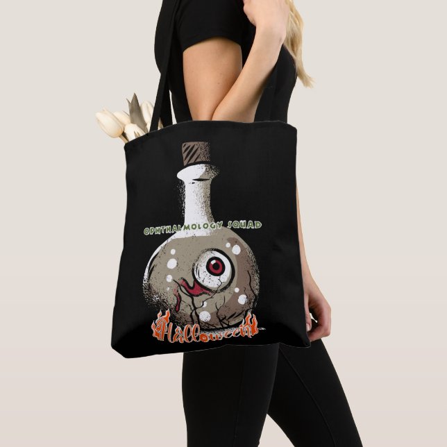 Tote Bag Équipe d'ophtalmologie - Œil d'Halloween (De près)