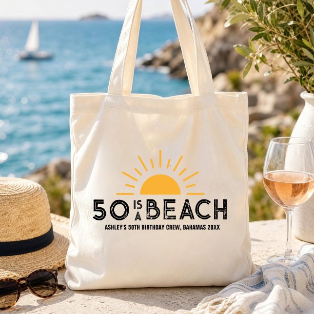 Tote Bag Équipe du 50e, 60e, 70e anniversaire Sunset Rétro (Créateur téléchargé)
