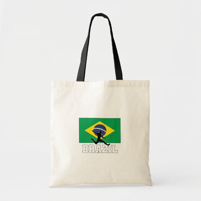 Tote Bag Équipe du Brésil de football (Devant)
