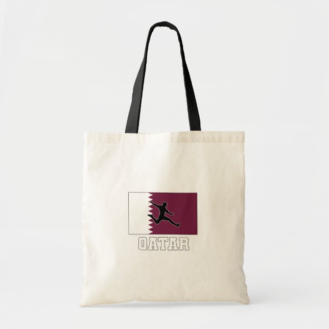 Tote Bag Équipe du Qatar de football (Devant)