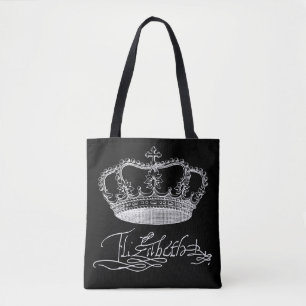 Tote Bag Équipe Elizabeth - La signature de la Reine et la 