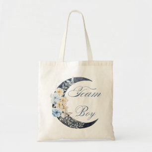 Tote Bag équipe garçon sexe révéler baby shower de lune flo