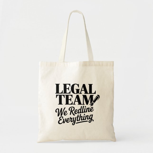 Tote Bag Équipe juridique - Nous annotons tout (Devant)