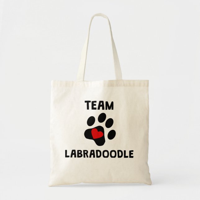 Tote Bag Équipe Labradoodle (Devant)