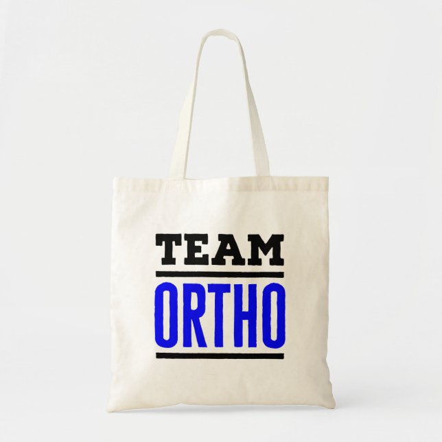 Tote Bag Équipe Ortho Orthopédique Orthopédique Infirmière (Devant)