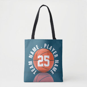 Tote Bag Équipe personnalisée de basket-ball