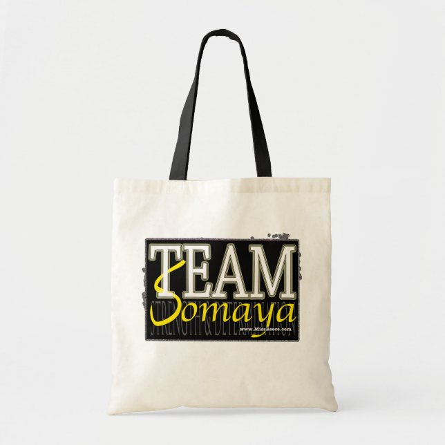 Tote Bag ÉQUIPE SOMAYA - Noir (Devant)