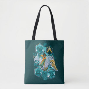 Tote Bag Équitation Aquaman À Cheval Dans Les Royaumes