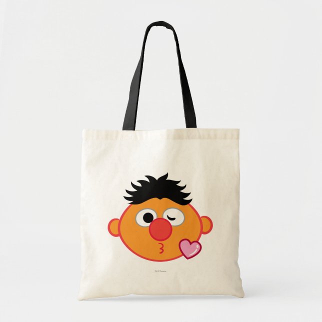 Tote Bag Ernie Visage Envoyant un Baiser (Devant)