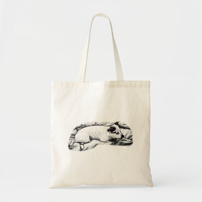 Tote Bag Errands de vacances, Montre en Points (Devant)