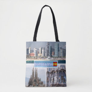 Tote Bag ES Barcelona - Skyline - Skyline - Sagrada Familia