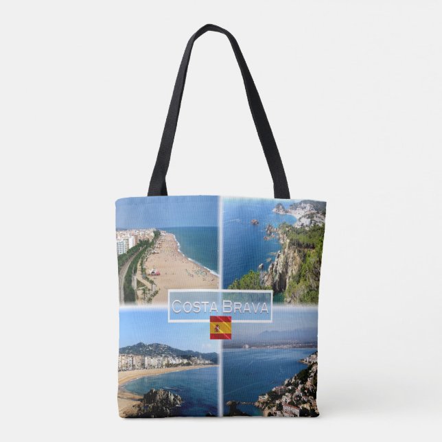 Tote Bag ES Costa Brava - Calella Beach - Tossa de Mar - (Dos)