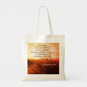 Tote Bag Esaïe 41:10 Verse de la Bible Ne craignez pas que 