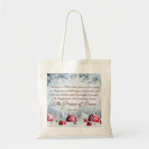 Tote Bag Ésaïe 9:6 Un enfant est né Noël