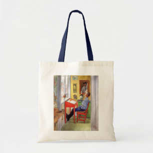 Tote Bag Esbjorn faisant ses devoirs par Carl Larsson