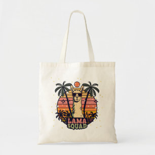Tote Bag Escadron de Llama Vintage cool