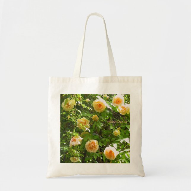 Tote Bag Escalade jaune fourre-tout rose (Devant)