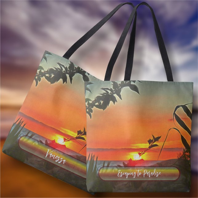 Tote Bag Escaping to Paradise 2009  (Créateur téléchargé)