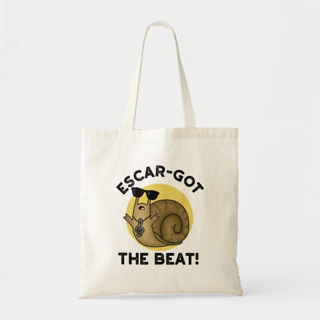 Tote Bag Escar A Obtenu Le Beat Funny French Snail Pun (Devant)