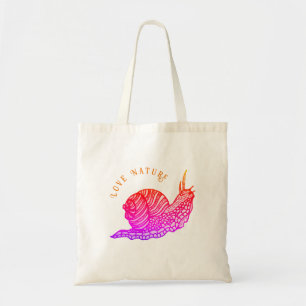 Tote Bag Escargot dans le style graphique