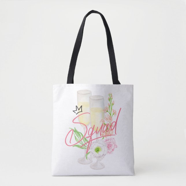 Tote Bag Escouade de mariée (Devant)