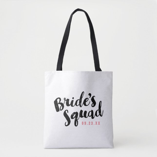 Tote Bag Escouade de mariée personnalisées fête de mariée T (Devant)