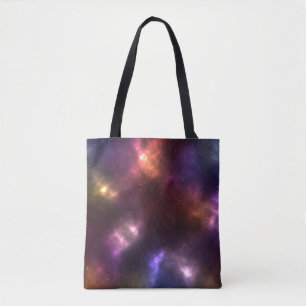 Tote Bag Espace cosmique abstrait des constellations Art nu
