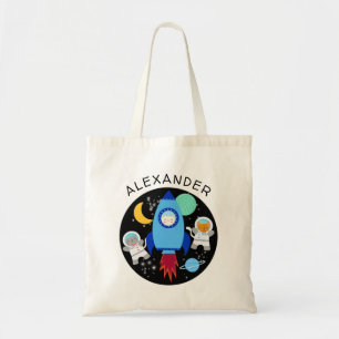 Tote Bag Espace Extérieur Kitten Chat Astronaut Enfants Per
