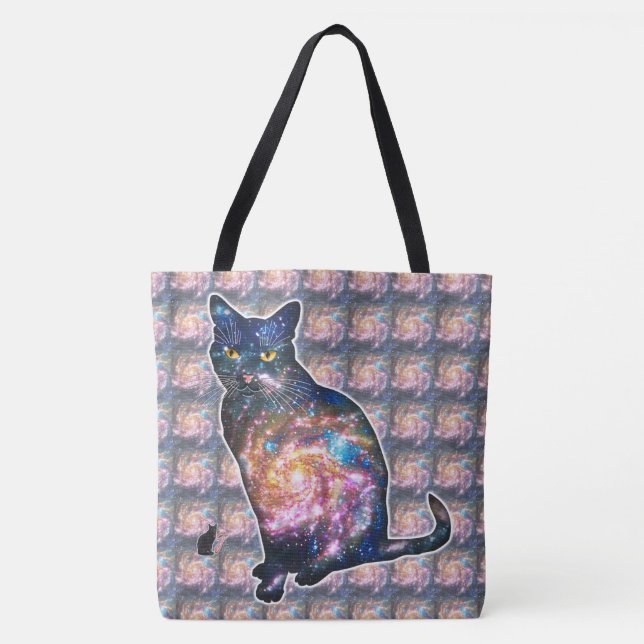 Tote Bag Espace Rayonnant En Chat (Devant)