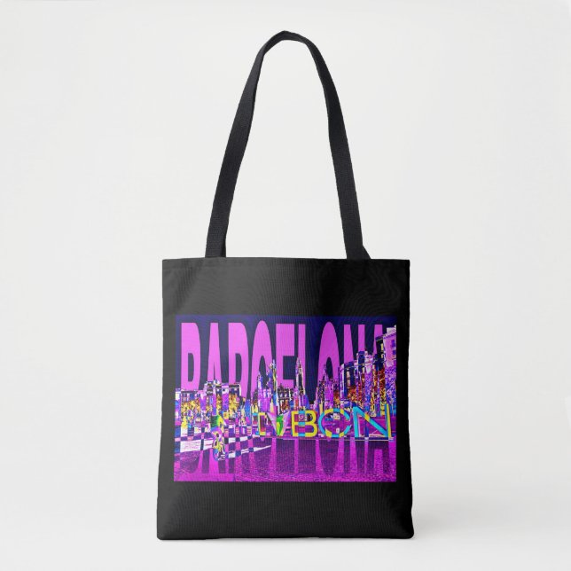 Tote Bag espagne barcelone (Devant)