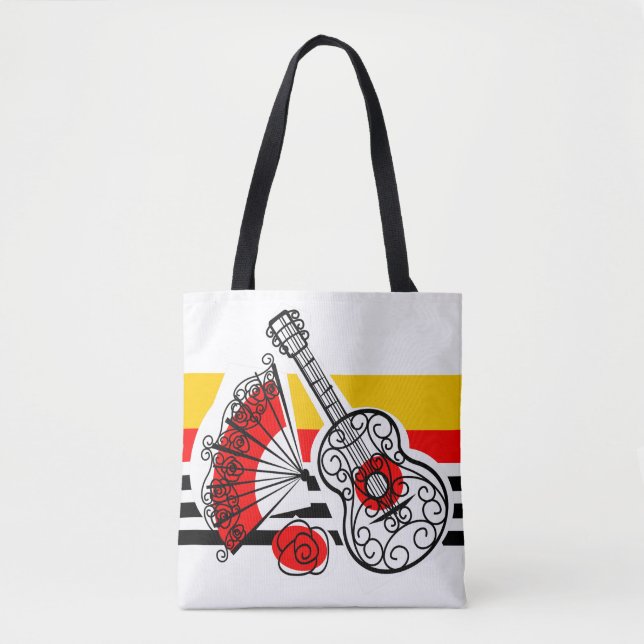 Tote Bag Espagne Souvenirs Classic Bande striée (Devant)