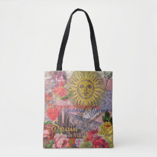 Tote Bag Espagne Sunshine Espagnol Travel Art