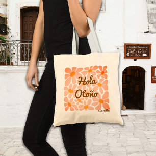 Tote Bag Espagnol Bonjour Automne Vibes Personnaliser