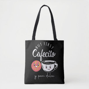 Tote Bag Espagnol Coffee Lover Pun drôle de caféine toxicom