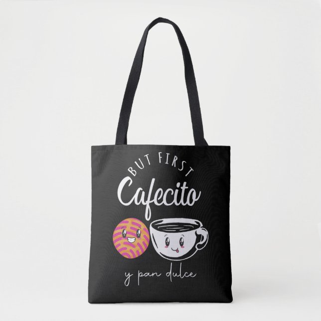 Tote Bag Espagnol Coffee Lover Pun drôle de caféine toxicom (Devant)