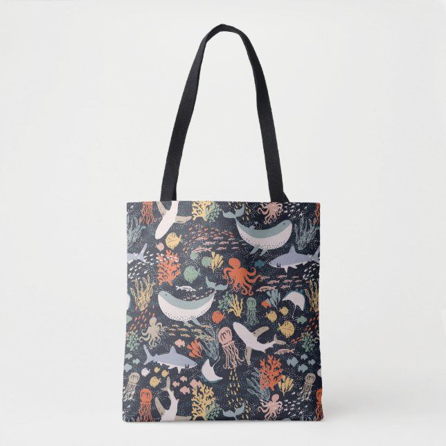 Tote Bag Espèce marine (Devant)