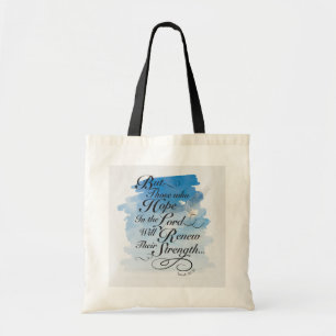 Tote Bag Espoir dans le Seigneur - Ésaïe 40