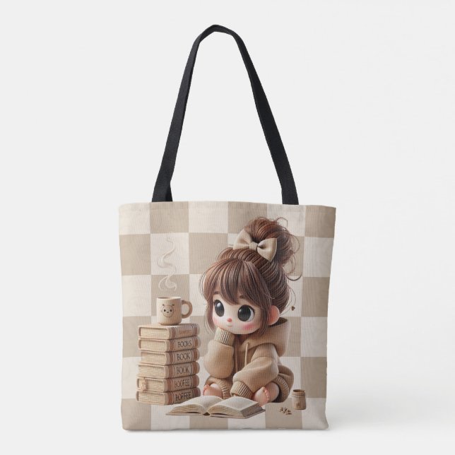 Tote Bag Espresso Girl (Dos)