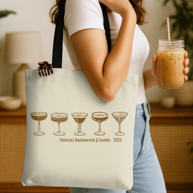 Tote Bag Espresso Martini Bachelorette (Créateur téléchargé)