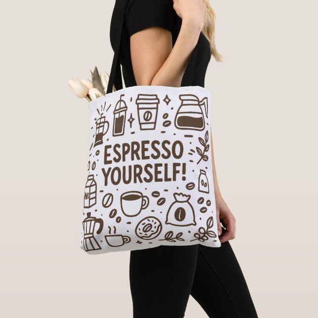 Tote Bag Espresso Vous-Même ! (De près)