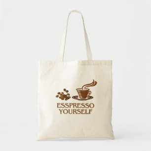 Tote Bag Espresso Vous-Même Conception De Café-Cup