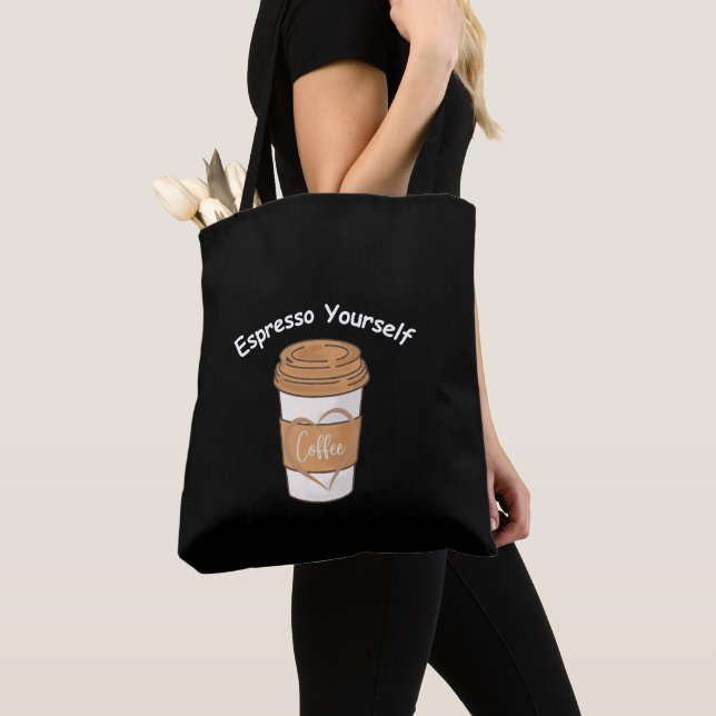 Tote Bag Espresso Vous-Même Louveur De Café (De près)