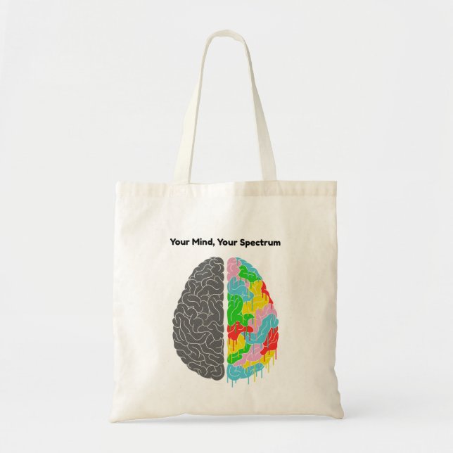 Tote Bag Esprit cérébral (Devant)