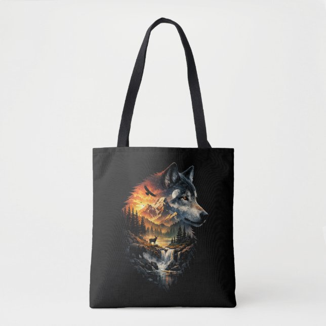 Tote Bag Esprit de la nature sauvage (Devant)