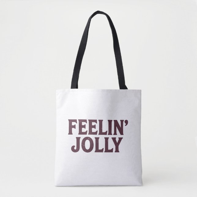 Tote Bag Esprit de Noël drôle et joyeux  (Devant)