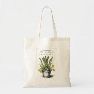Tote Bag Esquisse d'Asperges sauvages : inspirée de la natu