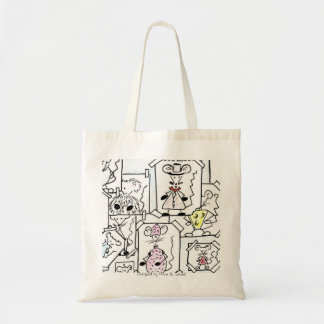 TOTE BAG ESQUISSES SOURIS PASTEL