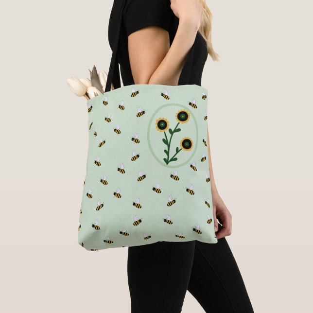 Tote Bag essaim d'abeilles (De près)